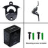 Wall Mounted Bottle Opener, Black Beer Cap Opener for Garage and Man Cave, Pack of 2