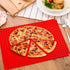Top Pyramid Pan | Large 16 x 11 inches Red Pyramid Silicone Mat for Cooking, Baking, Roasting, Non-Stick
