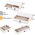 2 Packs 11 lbs Yesland Space-Saving Floating Nightstand with Drawer - Perfect for Small Spaces - Supports - Compact