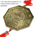 MDLUU 3 Pcs Bagua Mirror Feng Shui Ornaments, Guardian Lion, Ancient Coins with Chinese Knot Tassel, Lucky Charm