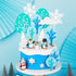 JeVenis Winter Penguin Cake Decoration - Snowflake Supplies for Onederland Party