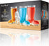 Final Touch Das Boot Shot Glasses, Set of Miniature Cowboy and Cowgirl-Inspired, 1.5oz Capacity