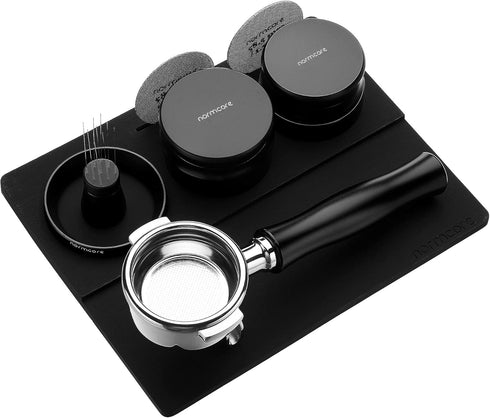 Normcore Espresso Tamping Station, Coffee Tamper Mat, Food Grade Non-Slip Silicone, 9.5 Inch x 7.5 Inch