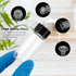 10ml Glass Spice Jars, 10 PCS Small Empty Containers for Seasoning Storage, Camping Sample Vials