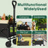 370lbs Collapsible Wagon with Wheels, Weight Capacity Foldable Beach Wagon with Flexible Handle Portable Utility Wagon
