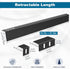 15.7" - 30" Stove Gap Filler, Slide-in Range Rear Filler Kit, Stainless Steel Backsplash for Stove, Range Gap Filler,