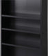5 5 240 132 Shelf Bookcase Tier Wooden Multimedia Storage Media Cabinet DVD Rack, Adjustable Shelves Organize a Mix