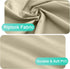 28x28x17 Inches ABCCANOPY Patio Ottoman Cover Waterproof Outdoor Heavy Duty UV Resistant Dust Proof Protective Covers