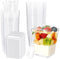 YOIYINI 30 Pack 5oz Dessert Cups with Lids and Spoons,Yogurt Parfait Cup with