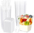 YOIYINI 30 Pack 5oz Dessert Cups with Lids and Spoons,Yogurt Parfait Cup with