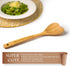 Gorgeous Heart Shaped Bamboo Wooden Spoon - Engraved Handle, Perfect Addition to a Kitchen Filled with Love