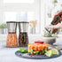 Set (Set 2) Gulex Salt and Pepper Grinder Pepper Mill, Sea Salt Shaker Refillable, Adjustable Coarseness, Stainless
