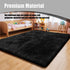 5x8,Black Shag Area Rug for Bedroom Fluffy Area Rugs for Living Room,Soft Fuzzy Rug Non-Shedding Indoor Plush Carpet