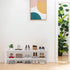 2 Closet,Hallway,Entryway,Small 34.2"x11"x13" Haddockway Long Tier Bamboo Shoe Rack Storage Organizer, Multifunctional