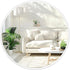 Fabuday White Round Mirror for Wall 20 inch - Circle Mirror for