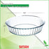 Simax Glass Pie Pan for Baking, Deep Round Dish for Apple, Pumpkin, Holiday Pies, 10.25 Inch
