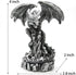 3 Pack Dragon Statue Collectible Figurines Decor-Fantasy Gothic Beast - Dragons Lover,Bedroom/Bookshelf/Desk