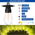 S14 Bulbs 2700K 21.3FT LED Edison String Lights Outdoor, Warm White - Vintage Shatterproof Patio Festoon Lights