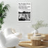 FBKDVC 16x24in Vintage Trendy Black And White Newspaper Print Poster Retro Times Canvas Wall Art Funky Hot Girls Eating