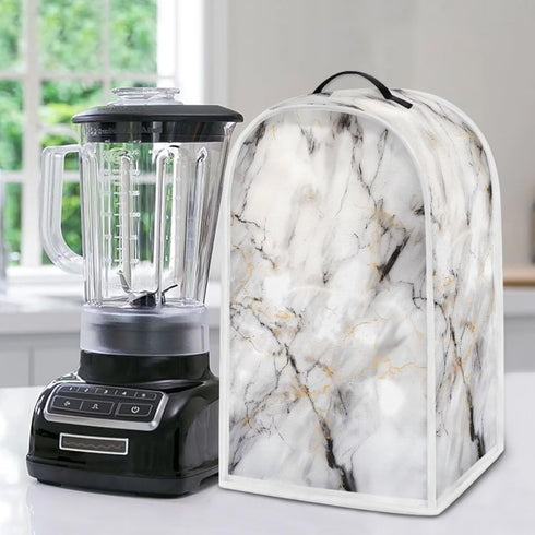 Grey Marble Blender Covers, Household Small Appliance Protector, Kitchen Blender Dust Cover for Women