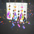 25pcs 50mm kanpura Crystal Prisms Chandelier Suncatcher Beads Replacement Colorful Hanging Crystals for Chandeliers