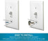 Magnetic Key Rack (2 Pack) | Smart Modern Key Holder for Light Switch, Easy Installation for Car Keys