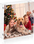 NIUBEE 4x4 Picture Frame, Acrylic Photo Frame, 20% Thicker Block, Double Sided Magnetic Frames