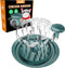 Chicken Shredder Tool with Anti-Slip Base, BPA Free, Dishwasher Safe, Ergonomic Handle for Shredding Meat (Green)