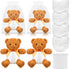 Seenelling 4 Sets Bear Blindfolded Diaper Changing Coed Baby Shower Games Kit Baby