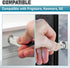 216702900 Metal Freezer Door Keys, Compatible with Frigidaire, Kenmore, GE (Pack of 2)