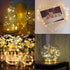 CR2032 Operated,6.6Ft/2Meter 20 6 Pack) BXROIU Fairy Lights Battery LEDs Micro Silver Wire String Lights for Bedroom