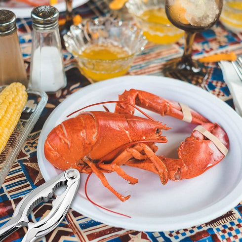 ShengTu 12 Pack Nut Crackers for Crab Legs - Crab Leg Crackers, Zinc Alloy Nut Crackers and Picks, Premium Seafood Tool
