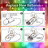 6 Pack 2PCS 6.5ft 20LED Fairy Lights Battery Operated with Timer Remote Multicolor Twinkle Lights Waterproof Silver