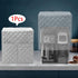 Espresso Machine Quilted Protective Cover, Washable Dust Cover for Kitchen Appliances, Grey Coffee Machine Cover