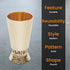 Majestic Giftware Kiddush Cup with Saucer, 6-Inch Premium Quality Nickel Plated Wine Goblet