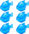 Funmit 6 Pack Universal Humidifier Cleaner Fish, Compatible with Most Humidifiers and Fish Tanks, Blue