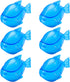 Funmit 6 Pack Universal Humidifier Cleaner Fish, Compatible with Most Humidifiers and Fish Tanks, Blue