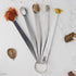 5 Pcs Mini Measuring Spoons Set, Stackable Design, Durable Stainless Steel for Cooking and Baking