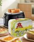 Toaster Cover, Farmhouse Cute Cow 2 Slice, Soft Washable Dust-proof Cover with Pockets for Small Appliance