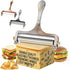 TOPULORS Wire Cheese Slicer, Stainless Steel Handheld Cheese Cutter for Mozzarella, Cheddar, Gruyere, with 1 Extra Wire