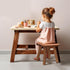 Jurath 9.3inch) Wooden Step Stool for Adults Step Stool for Toddlers Plant Stool Small Wooden Stool with Four