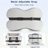 Lumbar Support Pillow for Office Chair, Memory Foam Back Cushion with 3D Mesh Cover for Lower Back Pain Relief