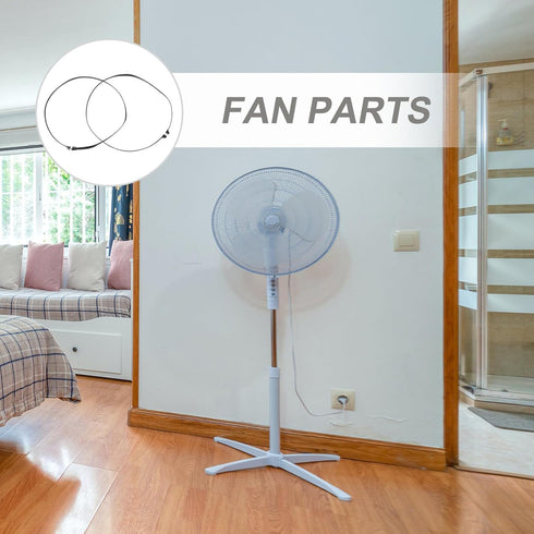 GANAZONO 2pcs Electric Fan Grille Retaining Ring, Plastic Binding Hoop for 14in/16in Table Fans