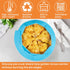 CARGEN Adjustable Pie Crust Shield, 2 Pieces Silicone Protectors for Baking Pie Edges, Red and Blue