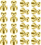 20Pack Gold Fridge Magnets, Small Refrigerator Magnets for Whiteboard, Office, Kitchen, Classroom