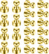 20Pack Gold Fridge Magnets, Small Refrigerator Magnets for Whiteboard, Office, Kitchen, Classroom