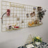 Yash Metal Wire Grid Panel, Display Organizer for Postcard, Wall Artwork for Home Office Living Room (Pack of 2 Pcs)