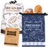Bread Bags, 2 Packs Bread Bags to Keep Fresh, Reusable Zipper for
