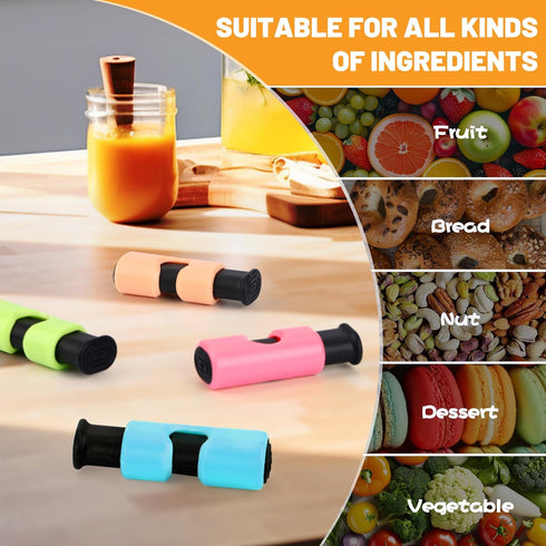 8 Pack 4 AmoreAngel Crafts Bread Bag Clips, Squeeze Lock Food Bag Clips, Plastic Sealing Clip for Bread, Snacks, Chips