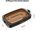 Chefman Smokeless Indoor Electric Grill, Extra Large Nonstick Table Top Grill with Adjustable Temperature Control